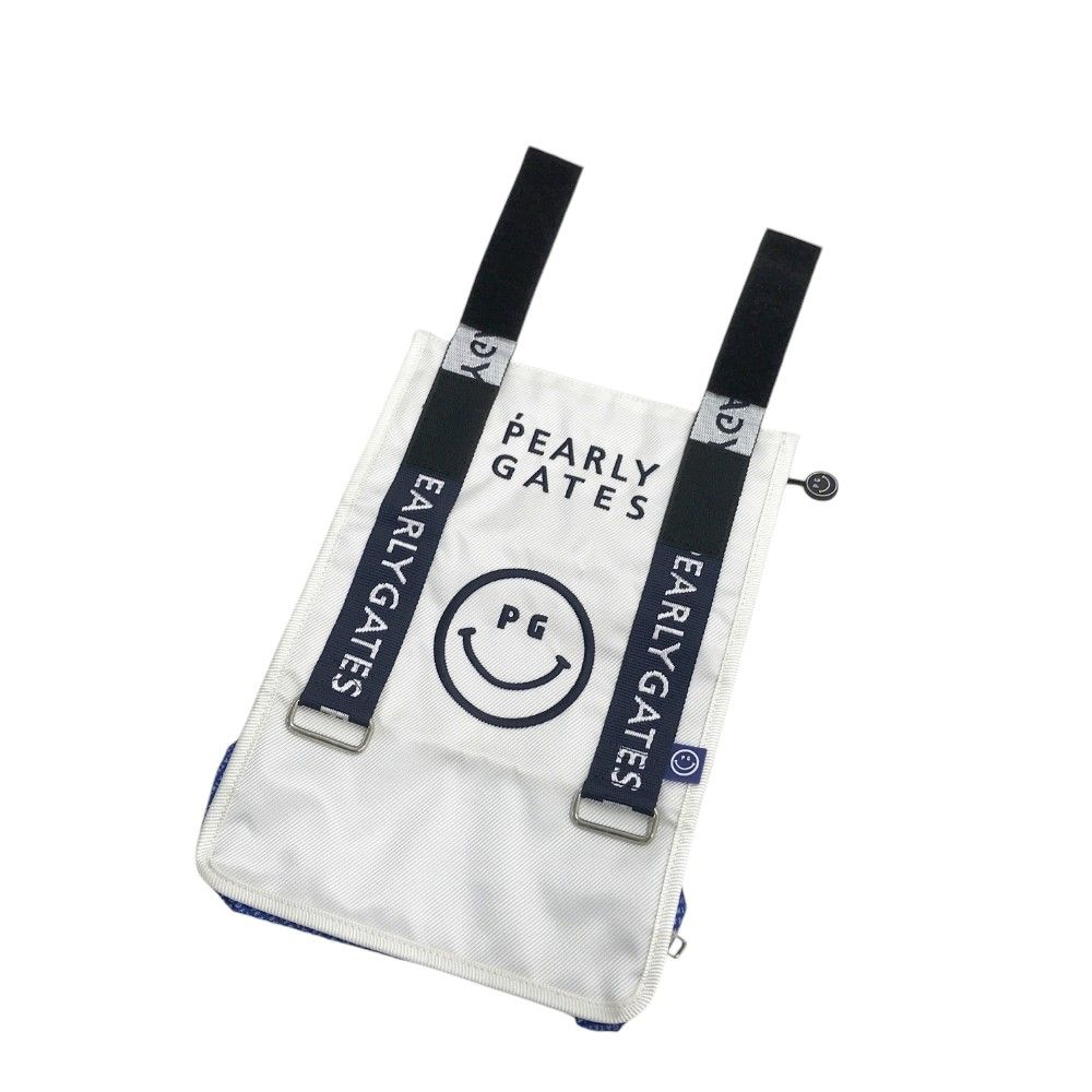 パーリーゲイツ　新品　ゴルフ　マルチポーチ　ホワイト　白　pa2 パーリー ゲイツ マルチポーチ（ゴルフ｜スポーツ