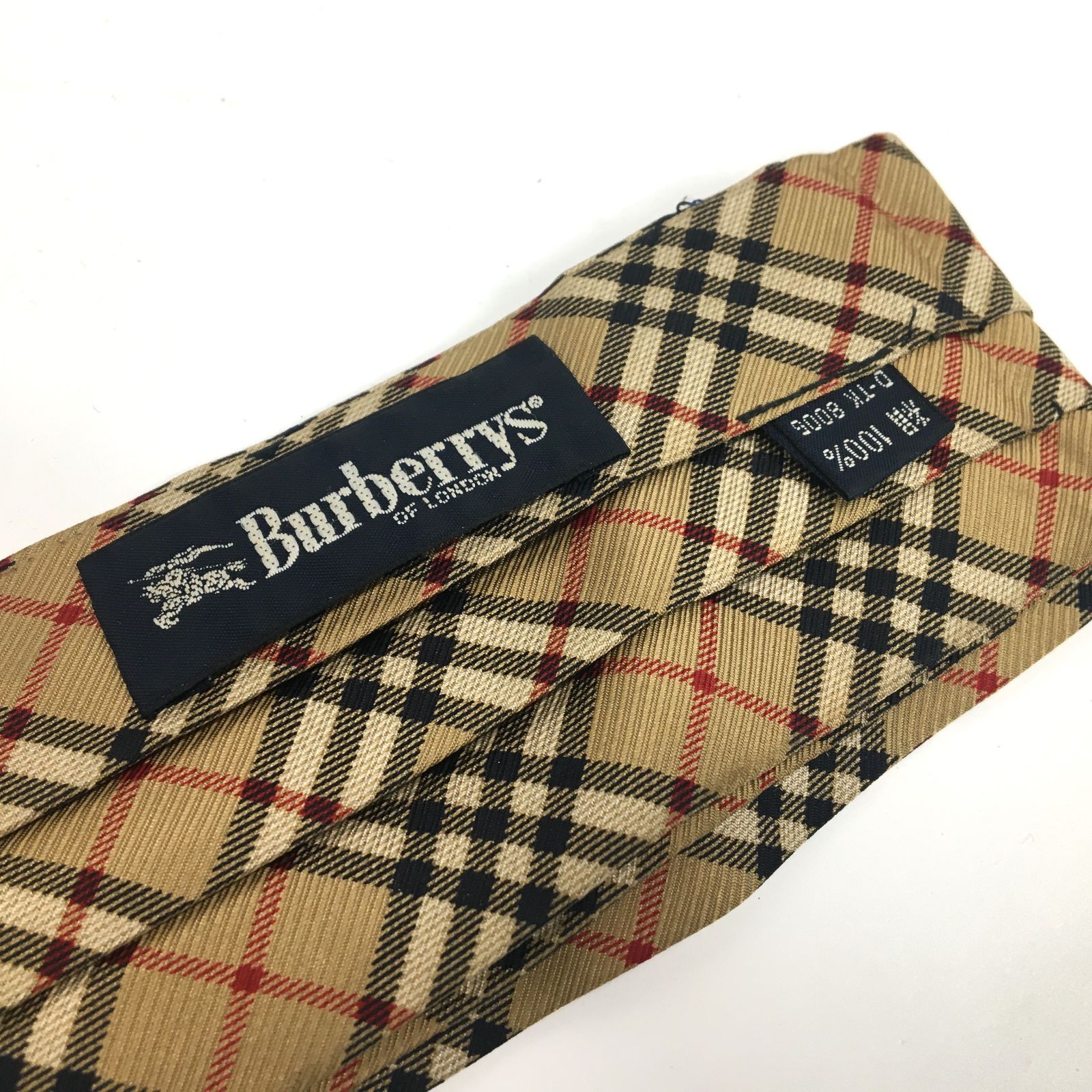 BURBERRYS バーバリーズ ネクタイ ブルー ベージュ系 ノバ