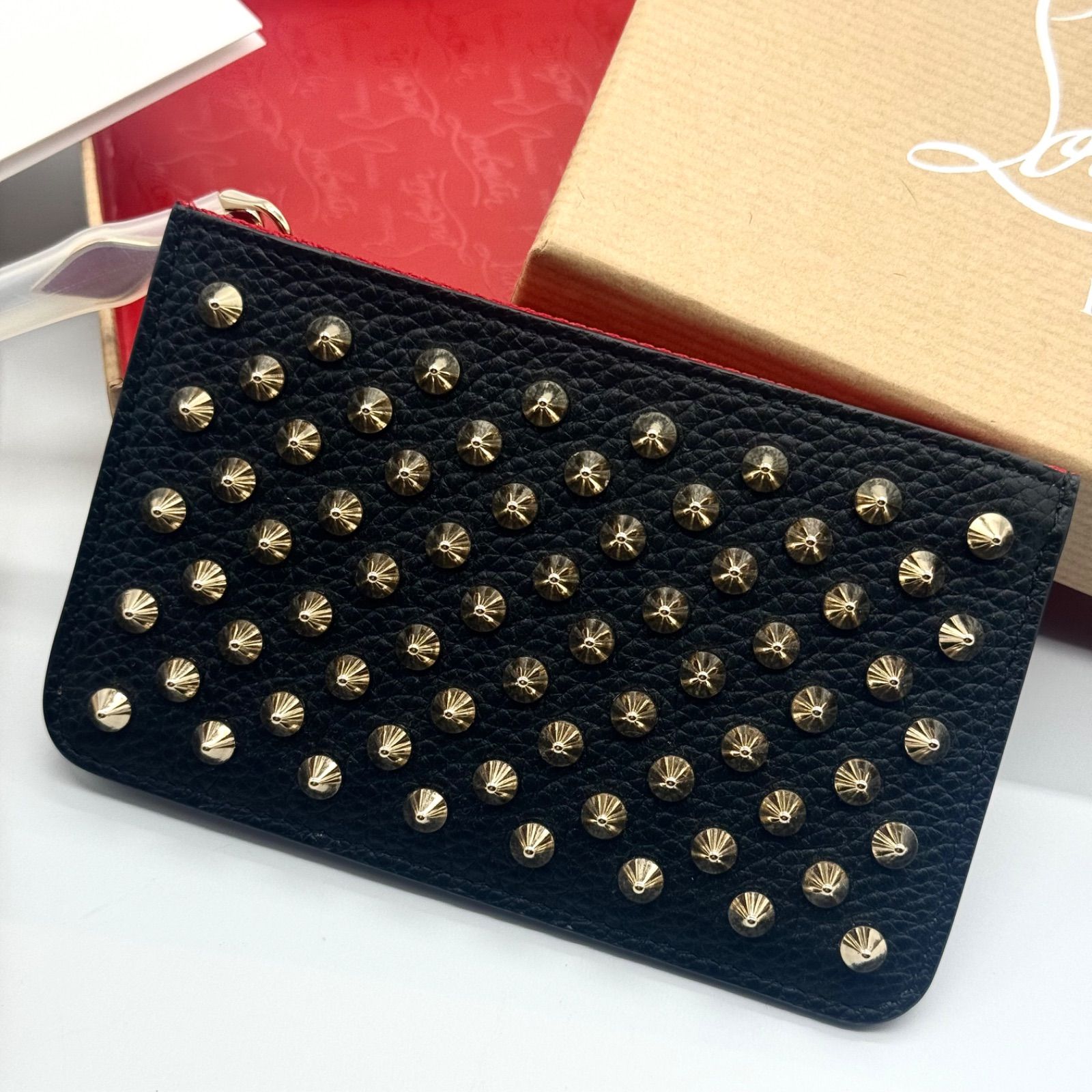新品未使用✨クリスチャンルブタン 小銭入れ コインケース キーリング 