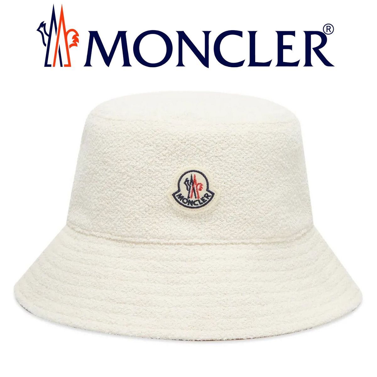 配送について定価¥46,200 MONCLER モンクレール ロゴ コットン バケットハット