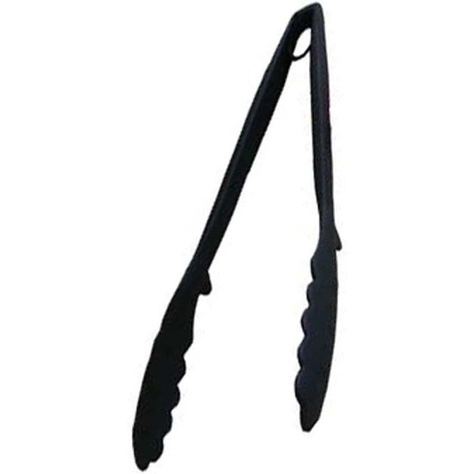 （まとめ買い）アルティス ホームシェフ 万能トング (ブラック) 250mm 【×10】