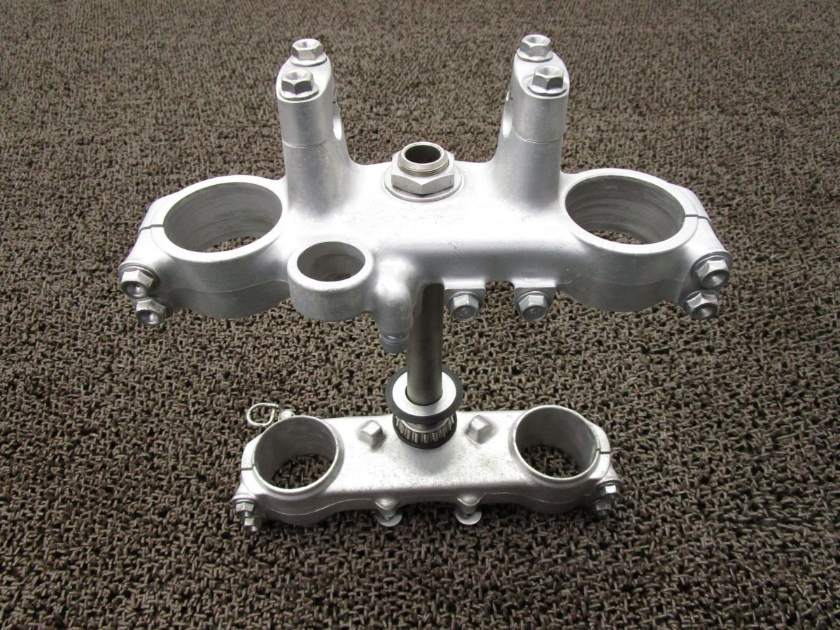 CRM250R-2 倒立 トップブリッジ ステム ▲A100 MD24 ホンダ MD244E キャブ車 動画有