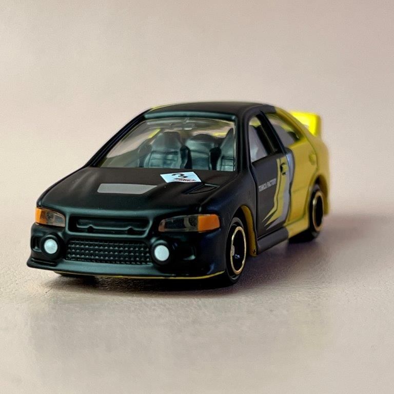 トミカ組み立て工場 三菱 ランサーエボリューションⅣ (本体黄
