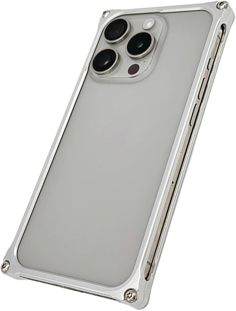 Amazonから発送 ソリッドバンパー for iPhone 15 Pro マットチタニウム