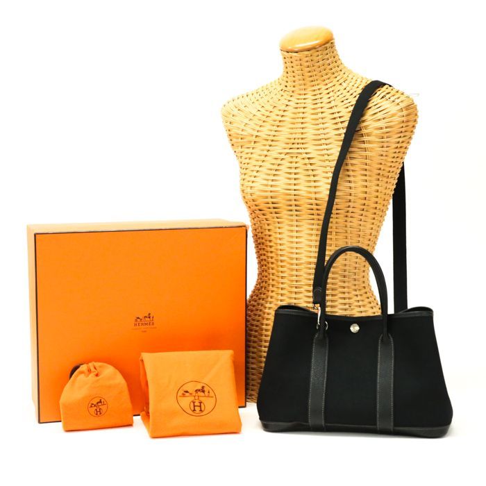 HERMES エルメス ガーデンパーティTPM トートバッグ ハンドバッグ 2WAY  