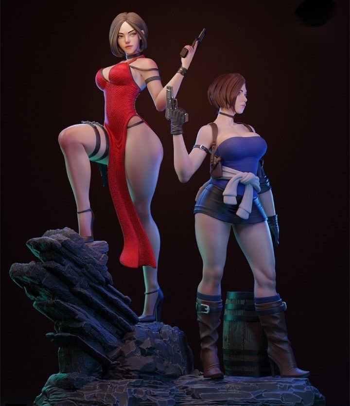 ジル　バイオハザード　ガレージキット　未塗装未組立　エイダのみ(エイダは別売り) 1/8 ガレージキット フィギュア 未塗装 biohazard ジル