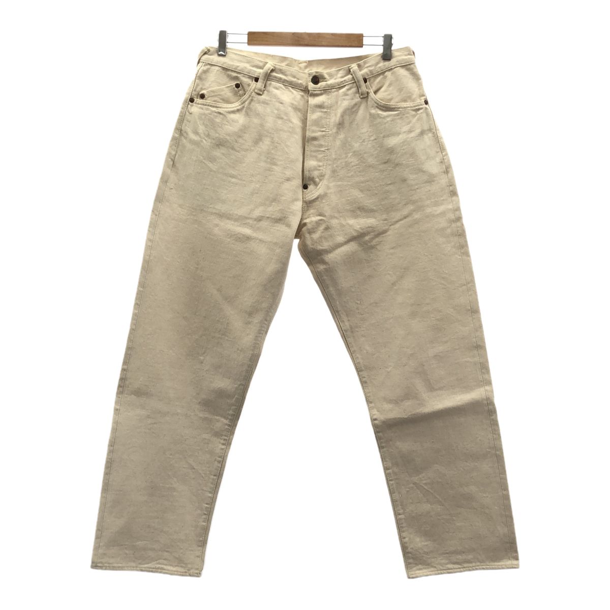希少　YAMANE EVISU ヤマネエビス 初期ロゴパンツ メンズ W34 EVISU 2005 yellow stitch cotton shorts half pants 32