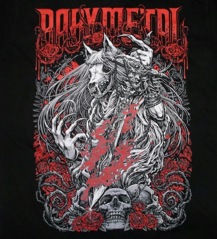 BABYMETAL FOX AND ROSE Tシャツ Mサイズ ベビーメタル GUNS N' ROSES