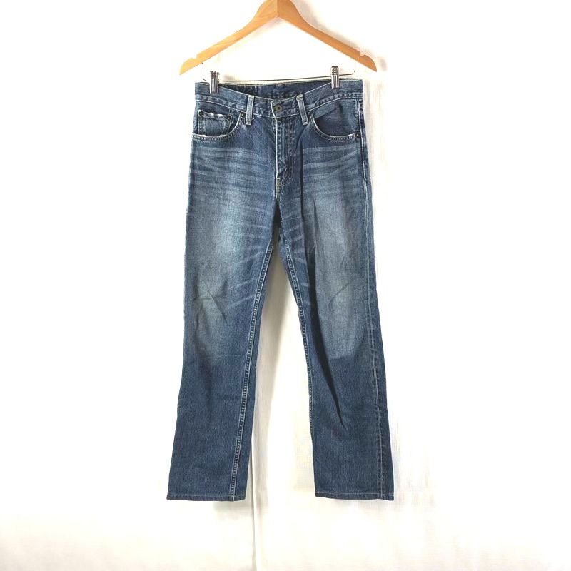 リーバイス Levi s パンツ デニム 綿100％ 牛革ラベル ブルー系 30インチサイズ 2025091400087
