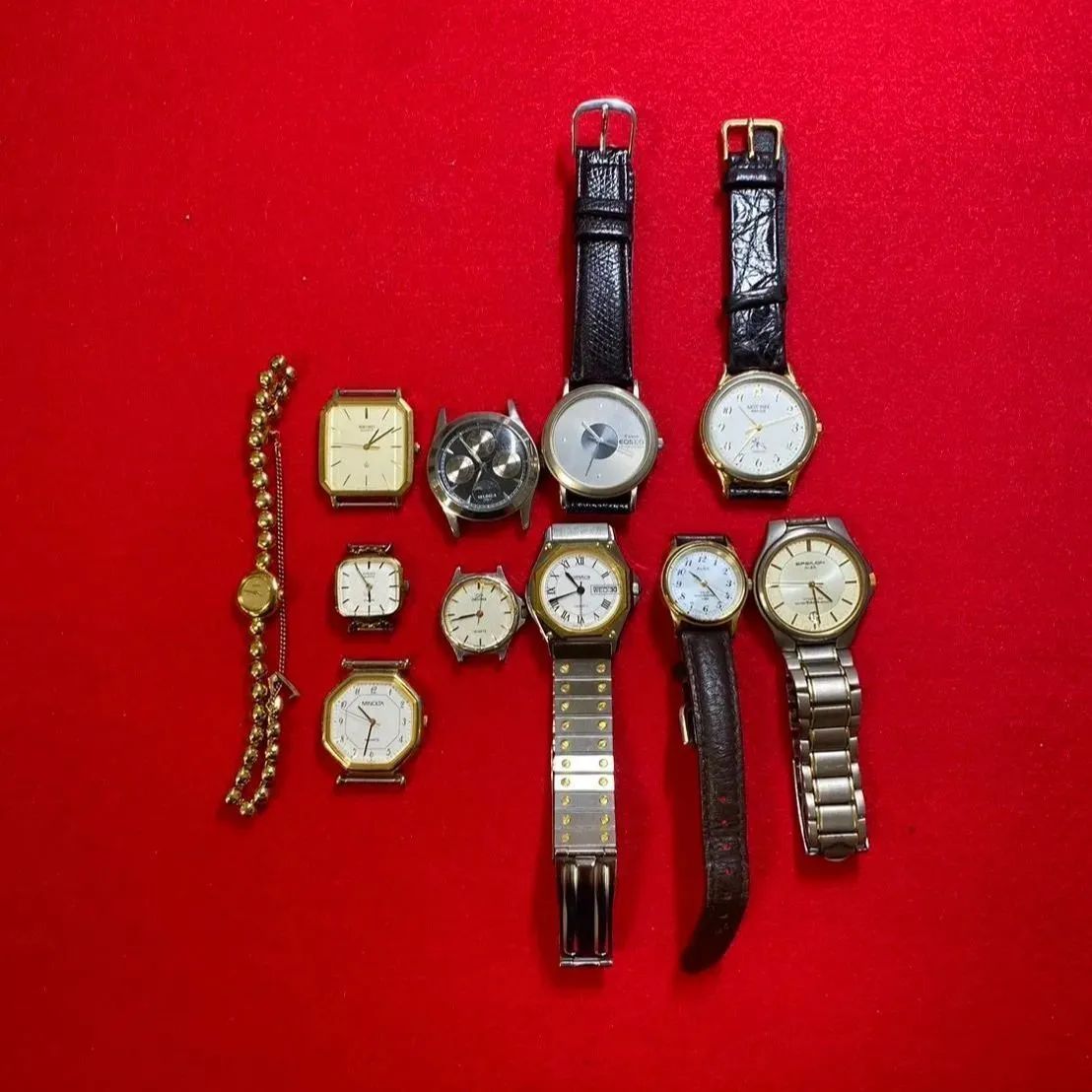 ️大量出品️ 腕時計 まとめ メンズ レディース ユニセックス ジャンク品　SEIKO Canon polo ALBA CITIZEN セイコー　キャノン　ポロ　アルバ　シチズン　大量　アンティーク　ヴィンテージ　昭和