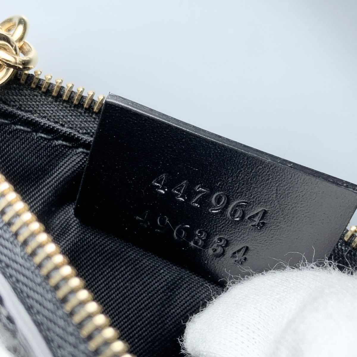 〇〇GUCCI グッチ キーリング付き コインケース 447964 1000