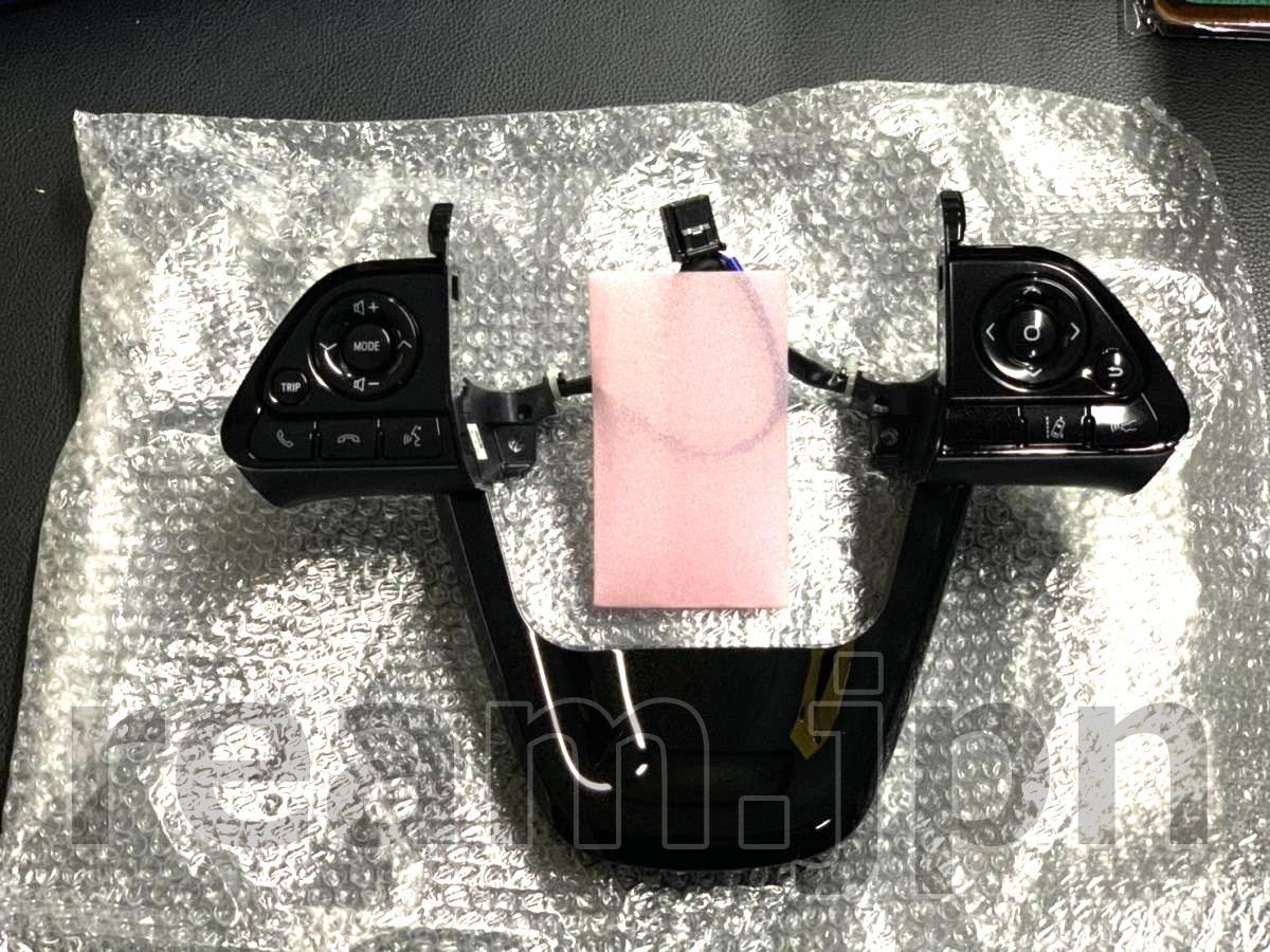 トヨタ純正 50系 51 55 プリウス ステアリングスイッチ パネル ハンドル ブラック 黒 前期 後期 JDM Toyota Prius Switch Steering Pad
