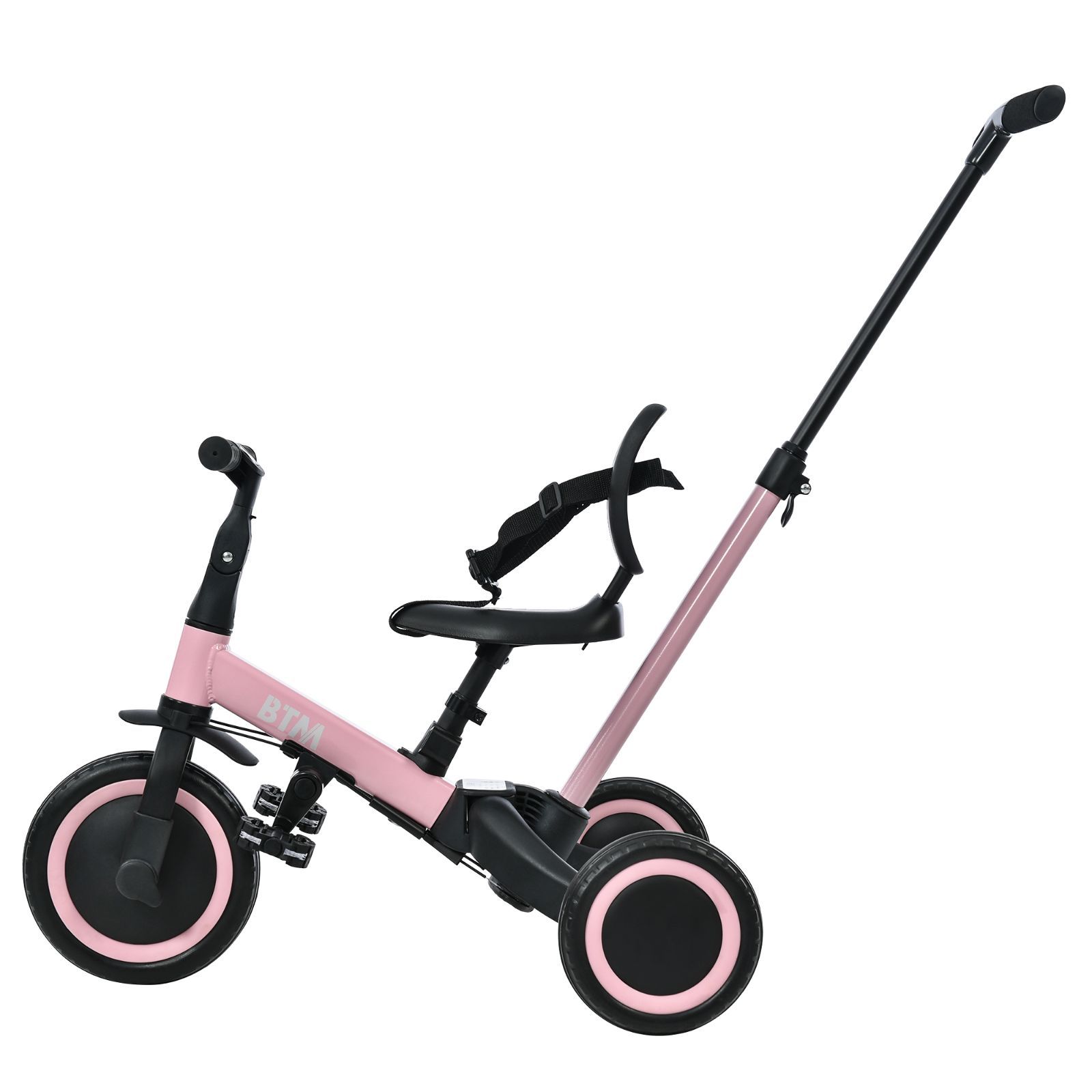 三輪車｜4WAY機能｜ベビーカー変換 ｜1-5歳向け｜組み立て簡単｜MS199289KAA