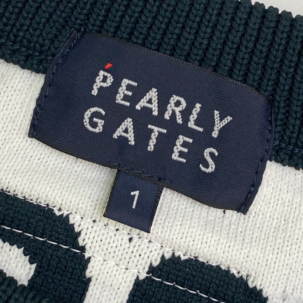 PGG パーリーゲイツ トップ 長袖 ニットセーター ネイビー 0 ゴルフ