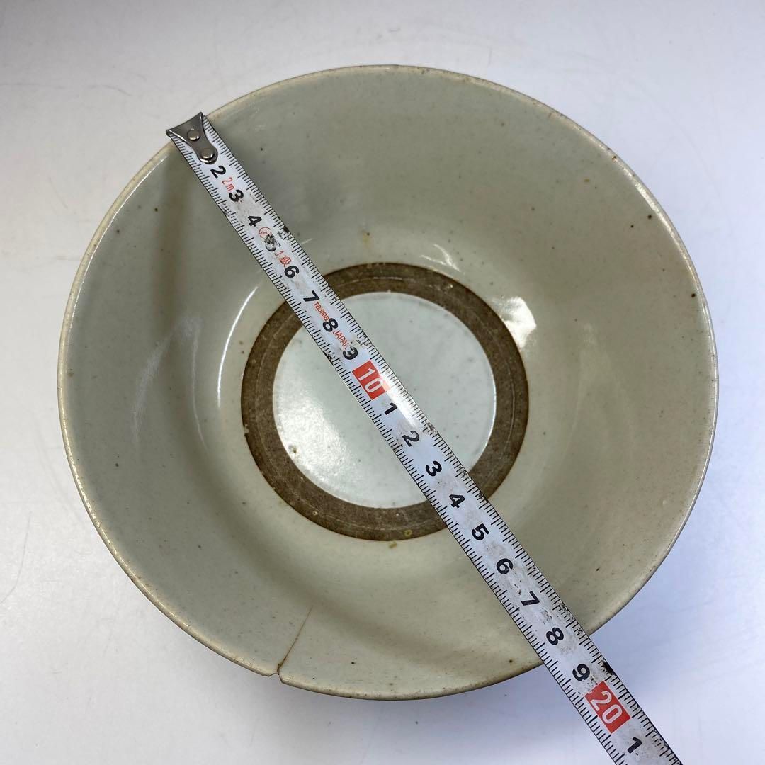 中国清時代 柿釉鉢 直径18.6㎝ 東Y6-0722③タトチ 中国清時代 柿