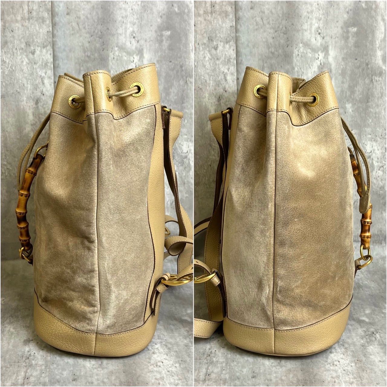 ✨良品✨ GUCCI グッチ ショルダーバッグ トートバッグ 巾着 バケツ型 