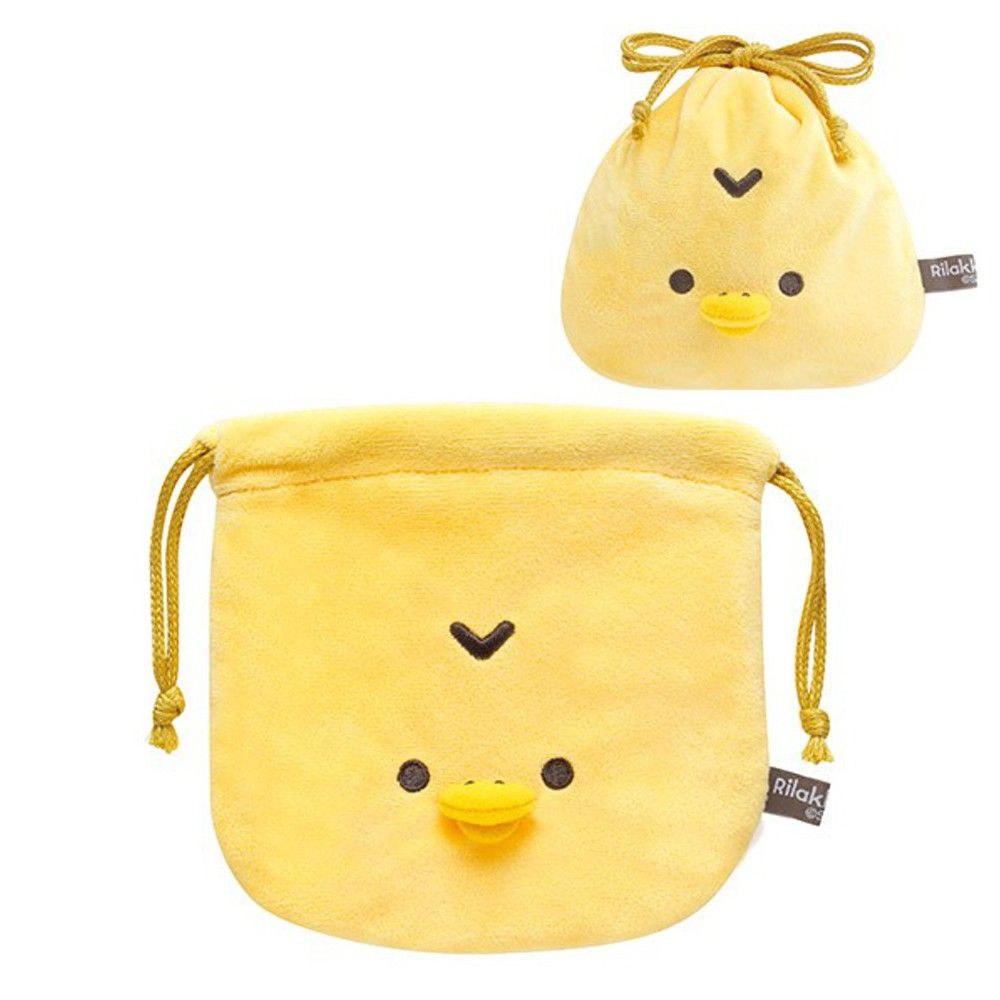 リラックマ BASIC RILAKKUMA Flower ぬいぐるみ巾着コレクション