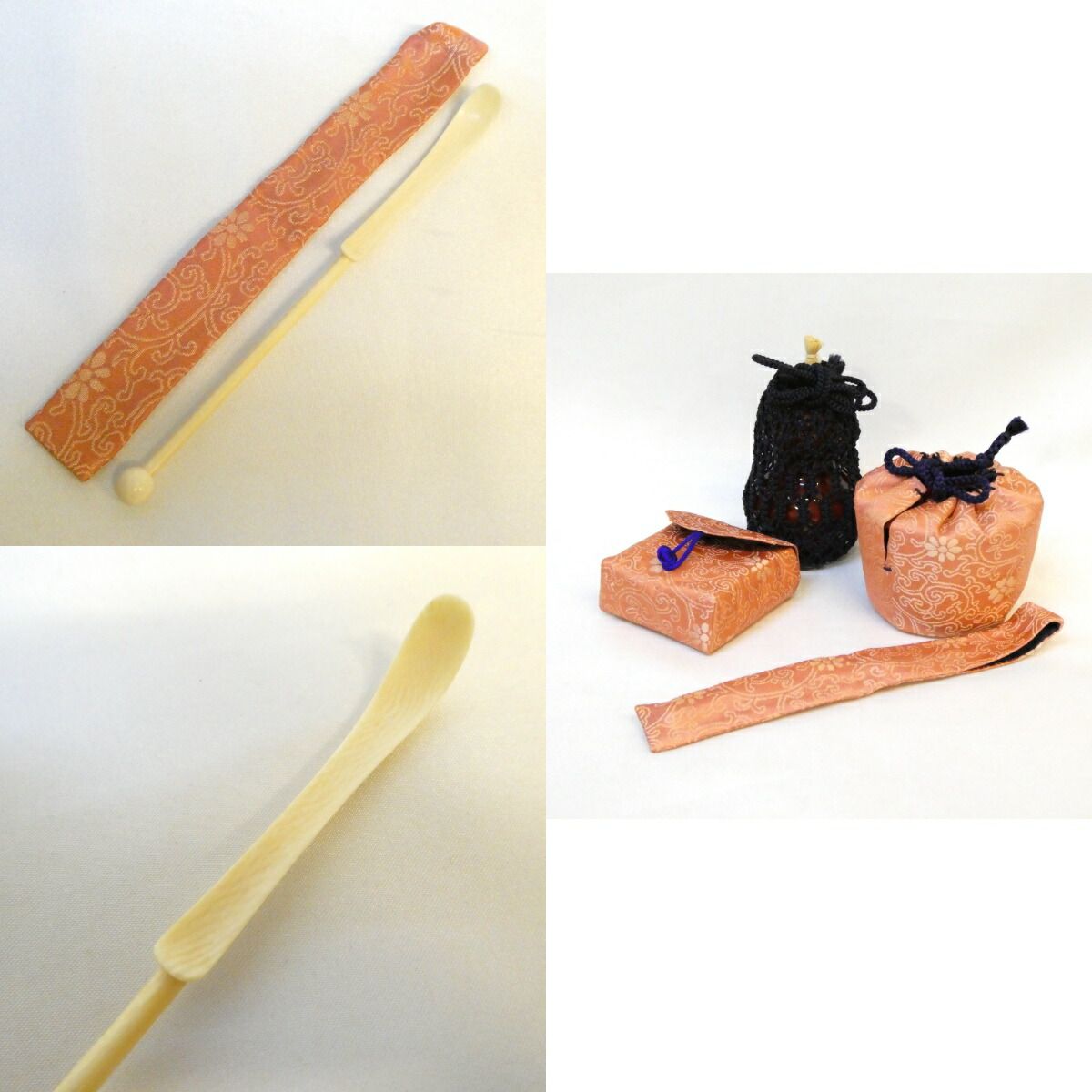 上芋茶杓と皆具添