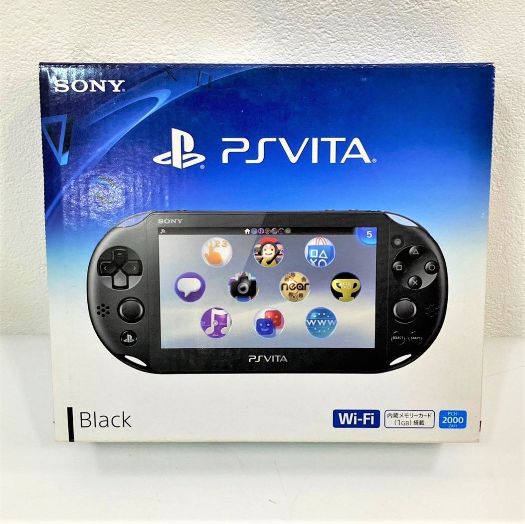 ☆美品！☆ PS VITA 本体 セット PCH-2000 2000番台 ブラック black 黒 