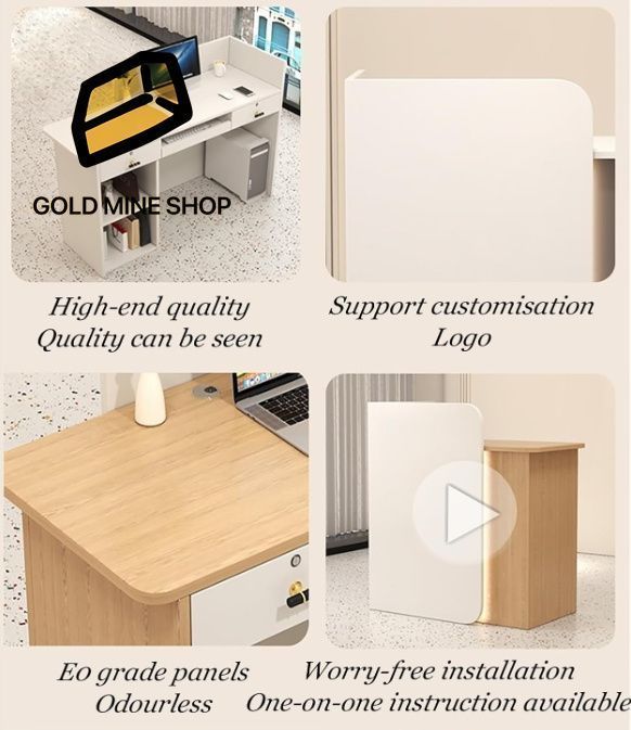 レジカウンター② 美容室 サロン 受付カウンター 店舗什器 レジ台 レジ