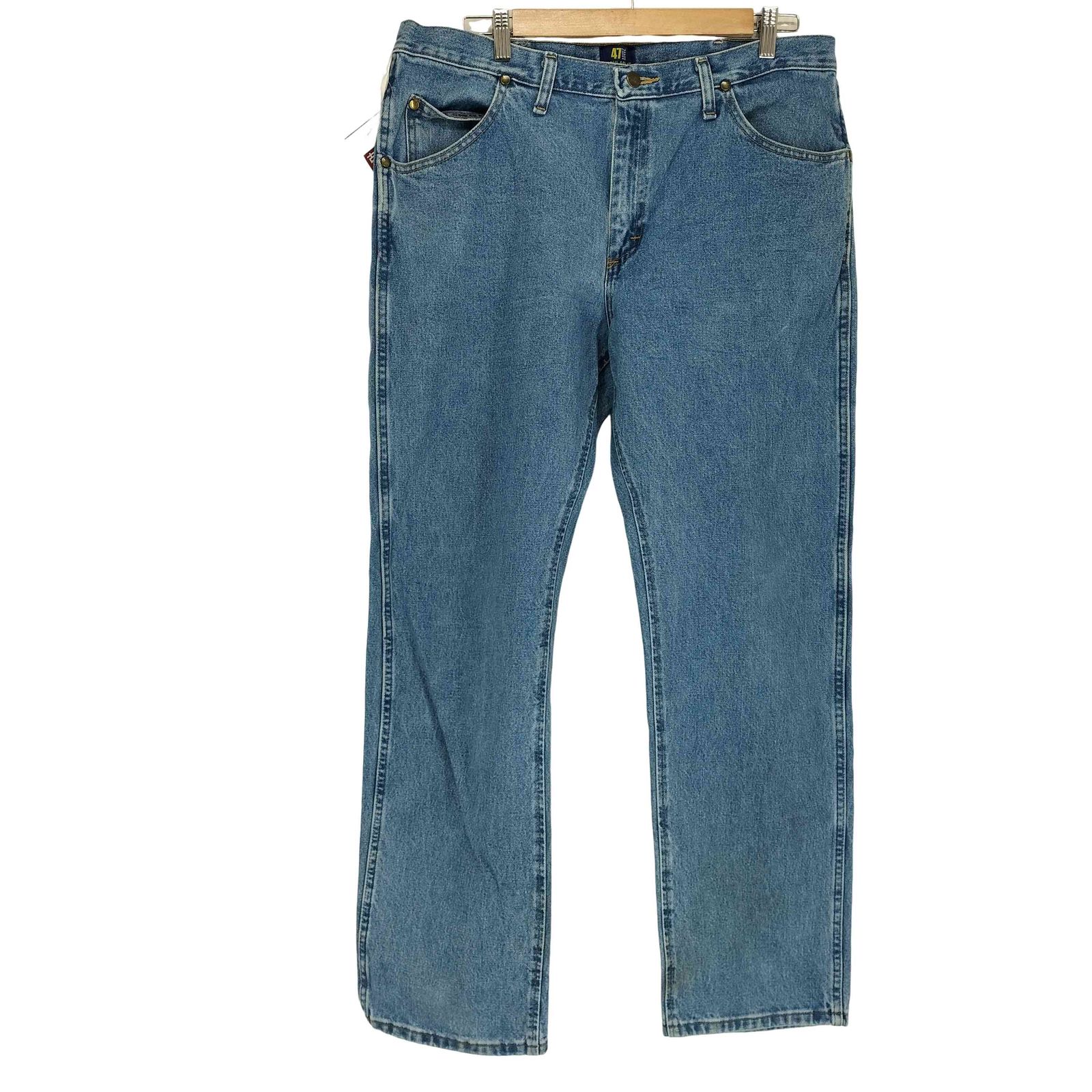 16SS TMT 加工 デニムパンツ M インディゴ ジーンズ ダメージ