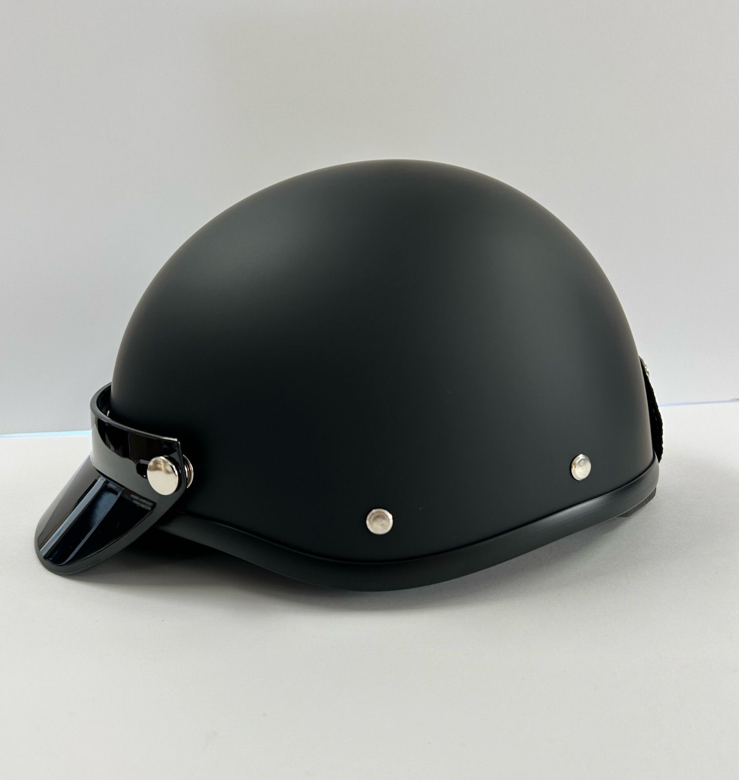 ハーフヘルメット 【送料込み】ポリス レトロ ファッションヘルメット