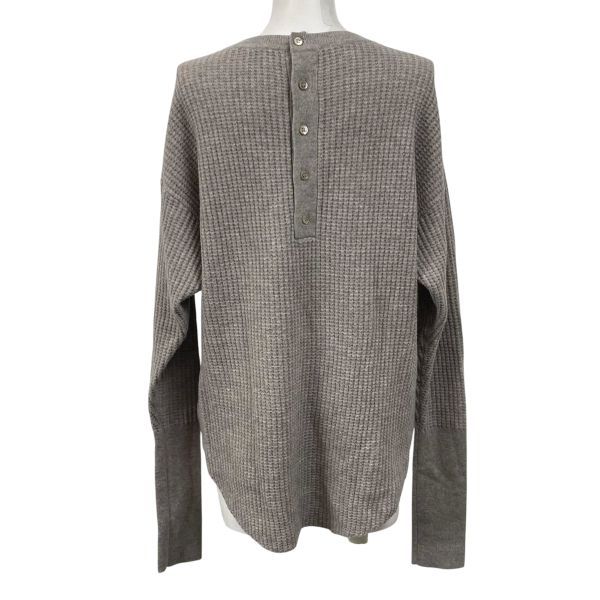 アパルトモン カシミヤ混サーマルニット ネイビー　定価31,900円 カシミヤワッフル クルーセーター（59-34KI01-204）｜アルチザン