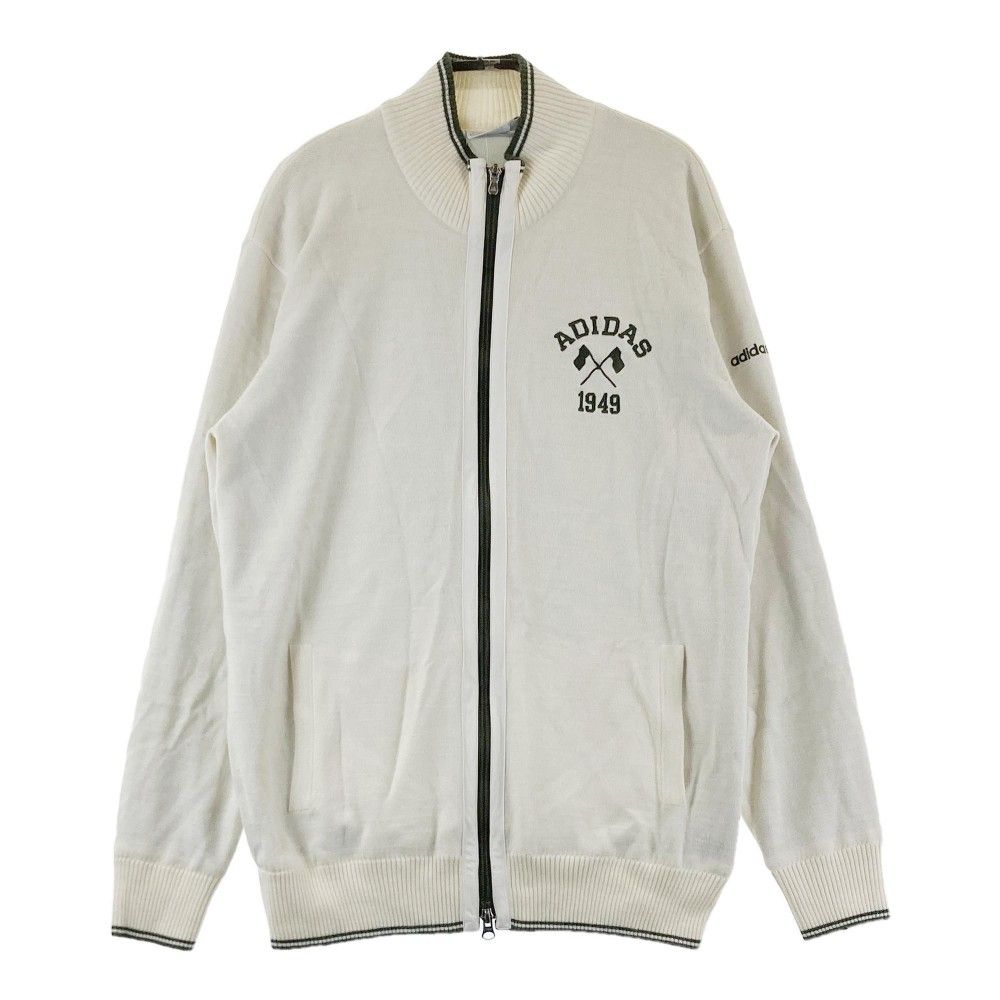 サイズ：O ADIDAS GOLF アディダスゴルフ A04865 蓄熱 ニット ジャケット  ホワイト系 [240101152022] ゴルフウェア メンズ ストスト