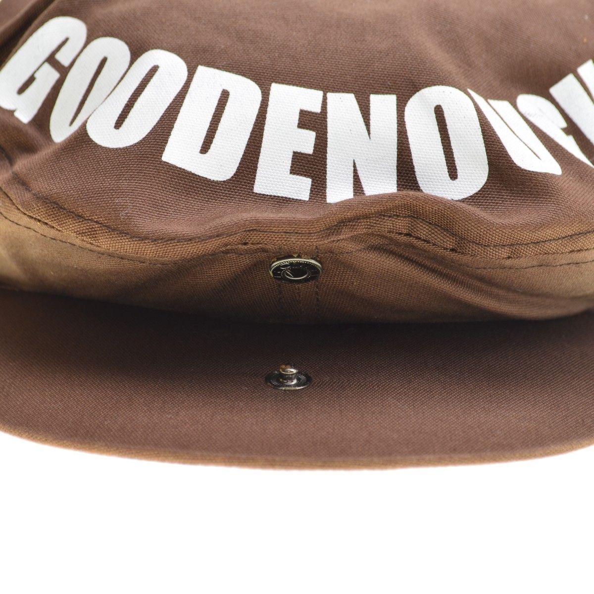 【GOODENOUGH】〜00s archive ロゴプリントハンチングキャップ GOODENOUGH】～00s archive ロゴプリントハンチングキャップ