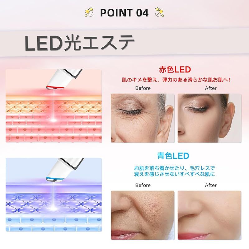 DINGAI 目元美顔器 目元ケア 美顔器 温熱ケア 【温度調節可】 イオン 