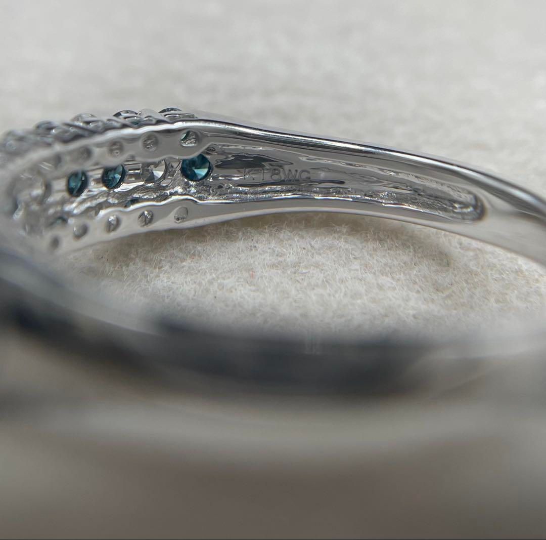 専用JJ31☆高級 ダイヤモンド0.5ct K18WG リング JJ31☆高級