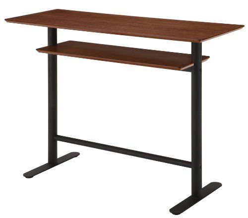 在庫処分 TCT-1220 ダークブラウン 幅120cm カウンターテーブル エスタ あずま工芸