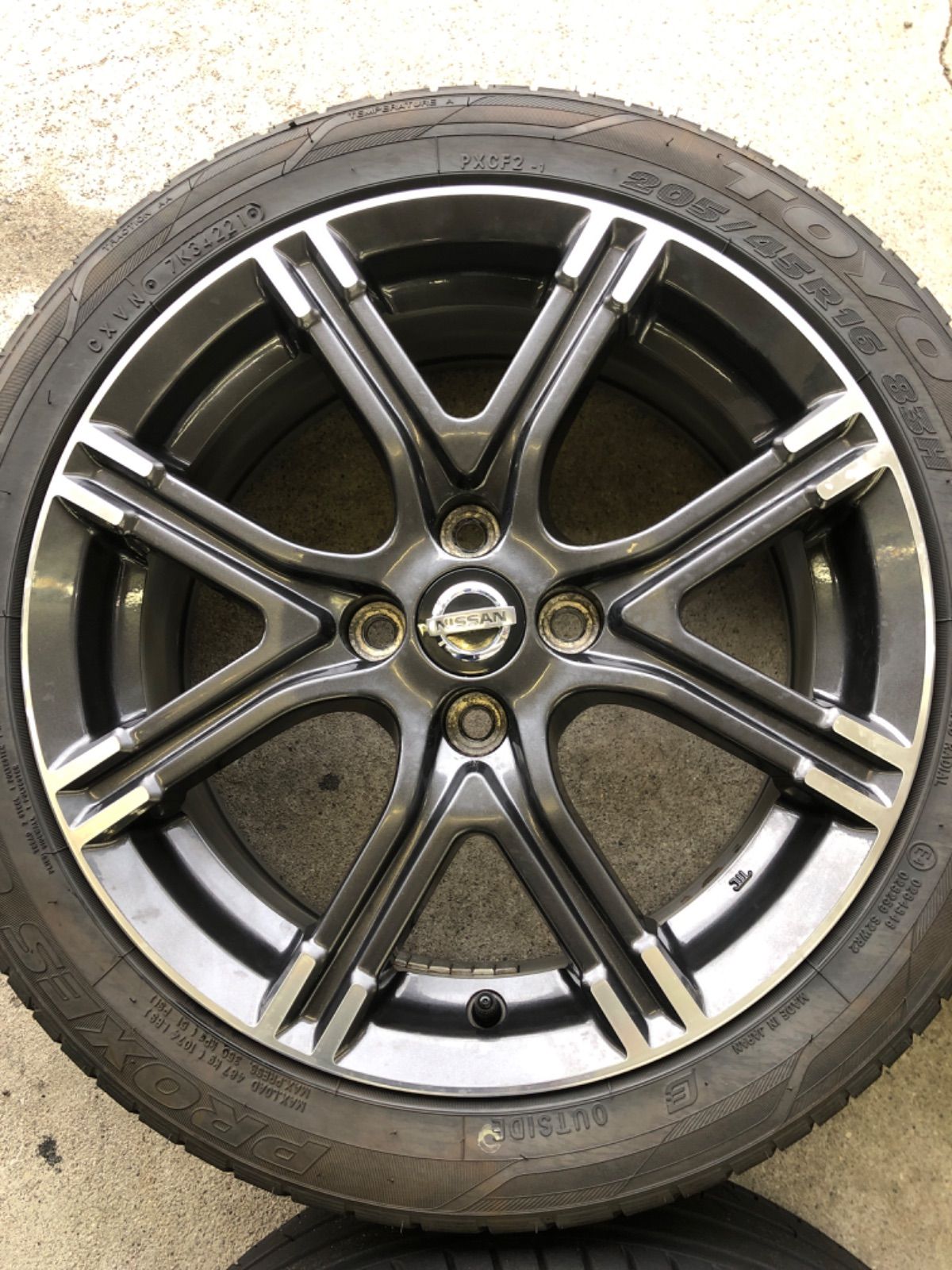 マーチニスモs 純正ホイール 日産(純正) マーチニスモホイール の