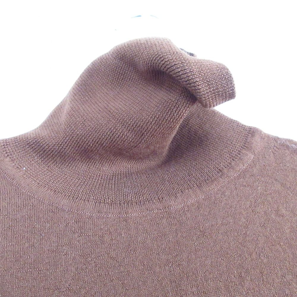 美品 アパルトモン ドゥーズィエムクラス L'Appartement DEUXIEME CLASSE キャメル混 ニット セーター カットソー 長袖 Vネック 新品 L'Appartement アパルトモン ドゥーズィエムクラス 襟付き