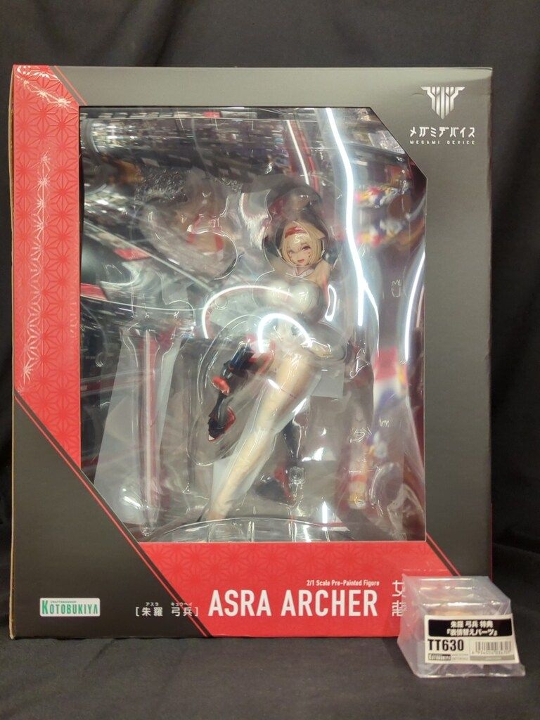 コトブキヤ メガミデバイス 朱羅 弓兵 2/1 表情替えパーツ付 朱羅 忍者 朱羅 弓兵(朱羅 弓兵): プラモデル｜コトブキヤオンラインショップ