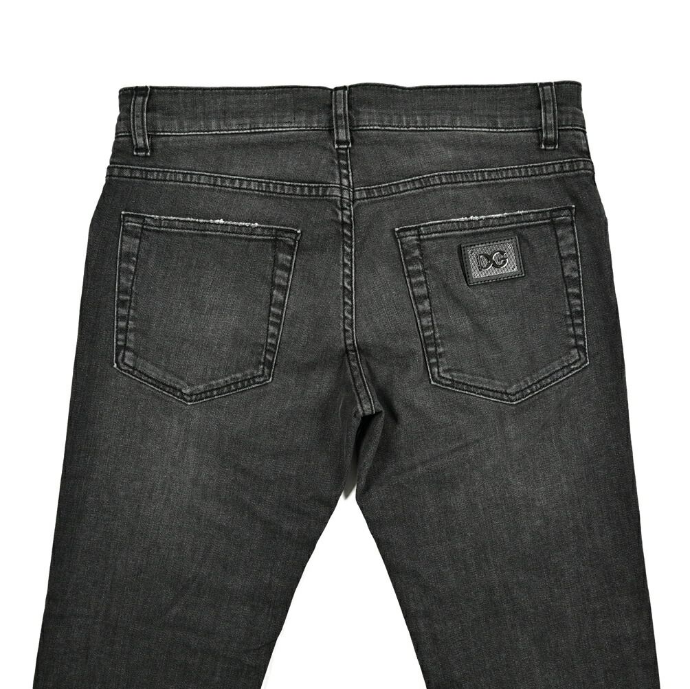 DOLCE&GABBANA スキニーデニムパンツ ブラック DOLCE & GABBANA ドルチェ&ガッバーナ / SKINNY スキニー デニム