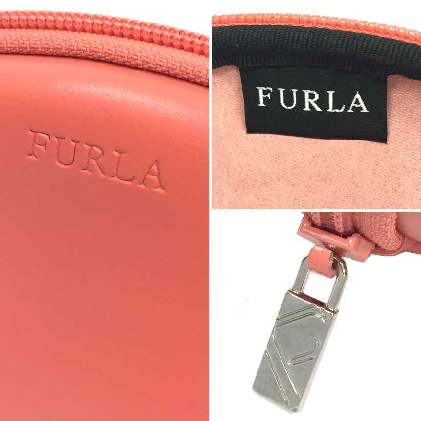 FURLA フルラ コスメポーチ ピンク aq7624 - メルカリ