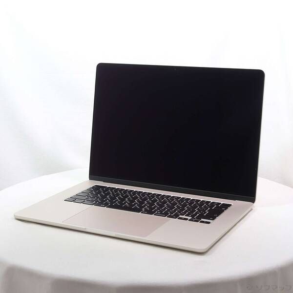 〔 品〕 MacBook Air 15.3-inch Mid-2025 MQKU3J A Apple M2 8コアCPU_10コアGPU 8GB SSD256GB スターライト 〔15.3 Sequoia〕 262