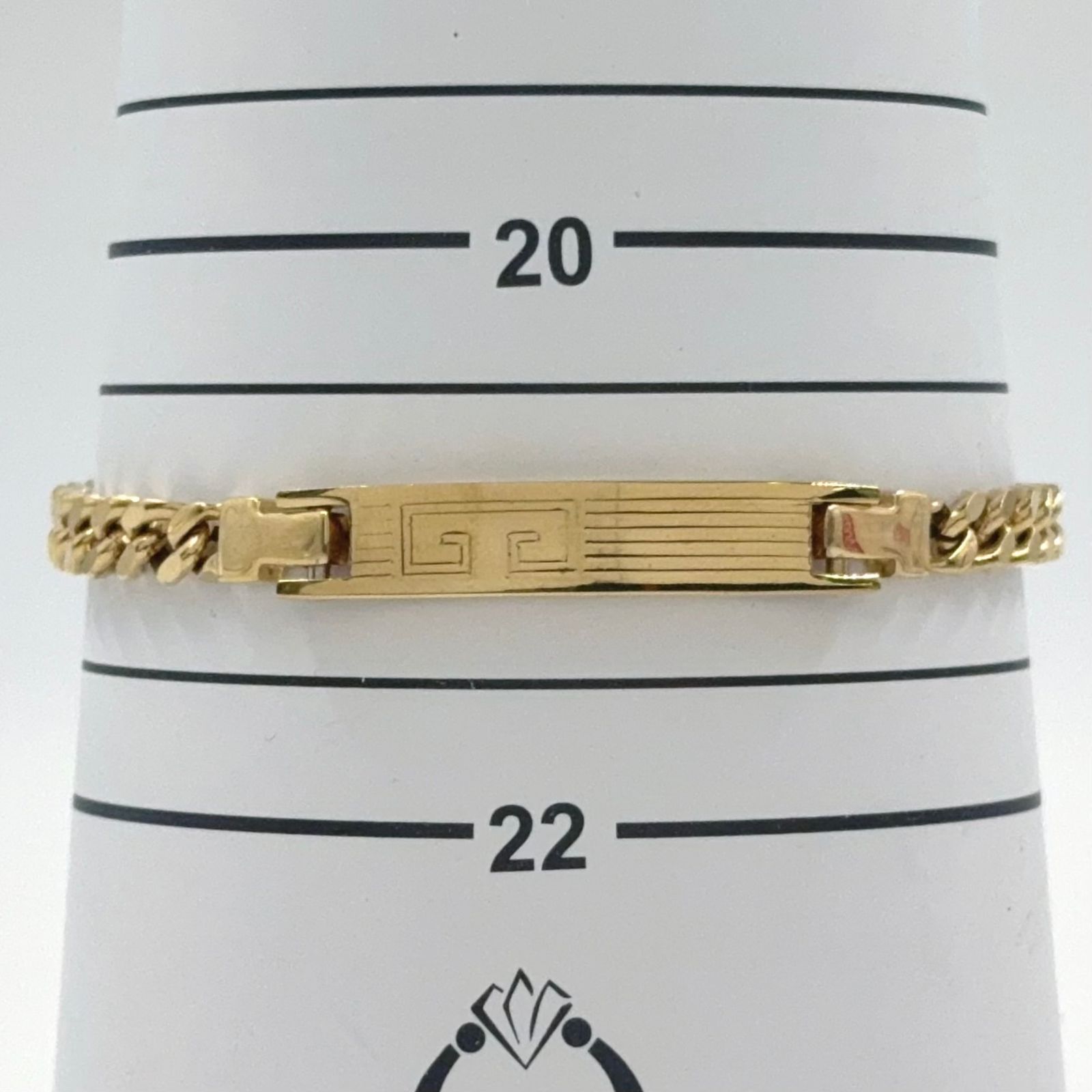 ベ*中様 GIVENCHY 喜平チェーンブレスレット 極美品✨GIVENCHY ブレスレット 3mm 喜平 チェーン ゴールド