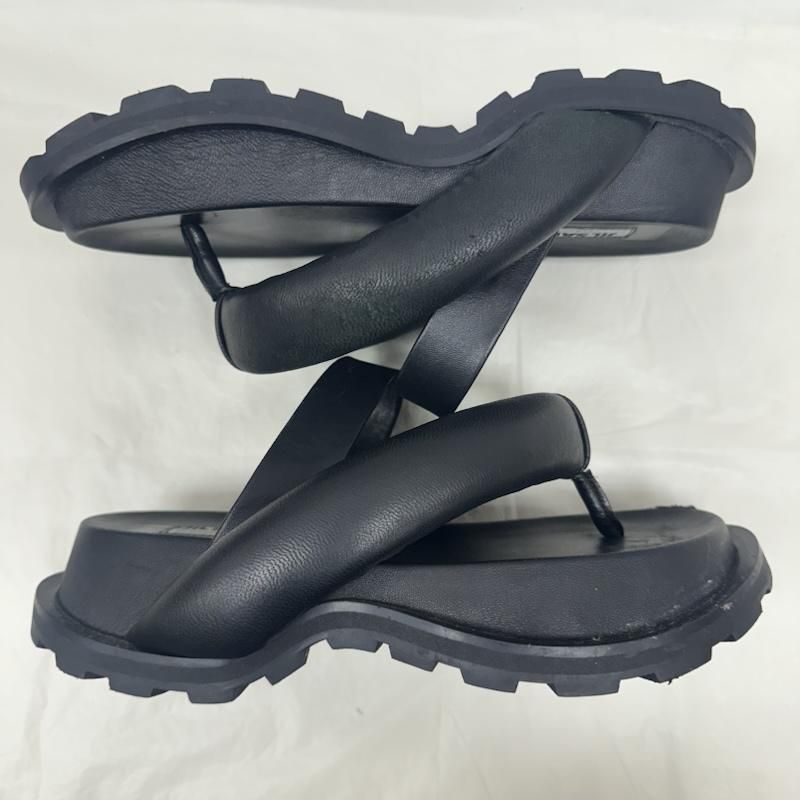 【Jil Sander】レザープラットフォームサンダル 送関込 Jil sander☆Sandals☆レザー プラットフォームサンダル☆送料込