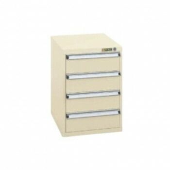 サカエ スモールキャビネット 390×400×540mm アイボリー SL-54I