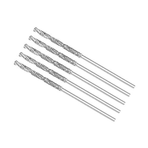 0.9 mm CoCud ダイヤモンド ツイスト ドリル ビット ドリル ビット直径 0.9 mm メトリック チップ ドリル ビット高速度鋼 ガラス 貝殻 石用 5個
