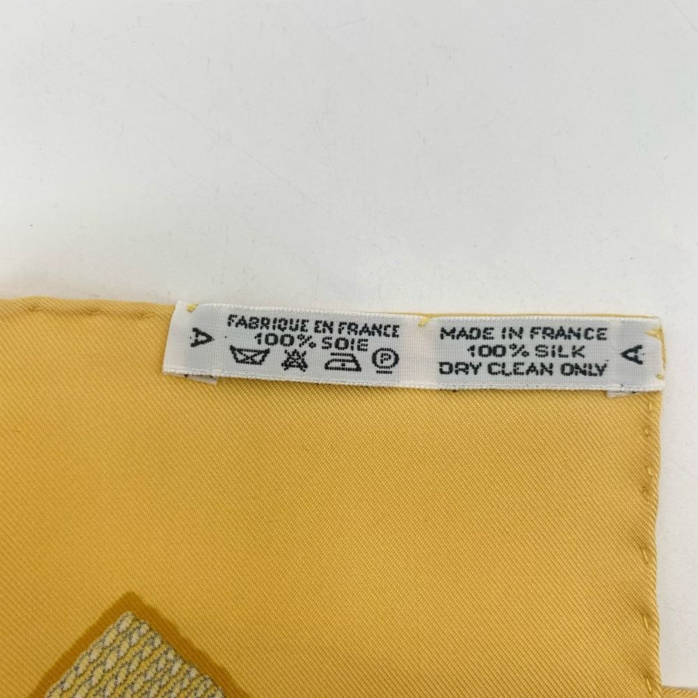 未使用級 HERMES エルメス シルク100% スカーフ カレ90 CHEVAUX