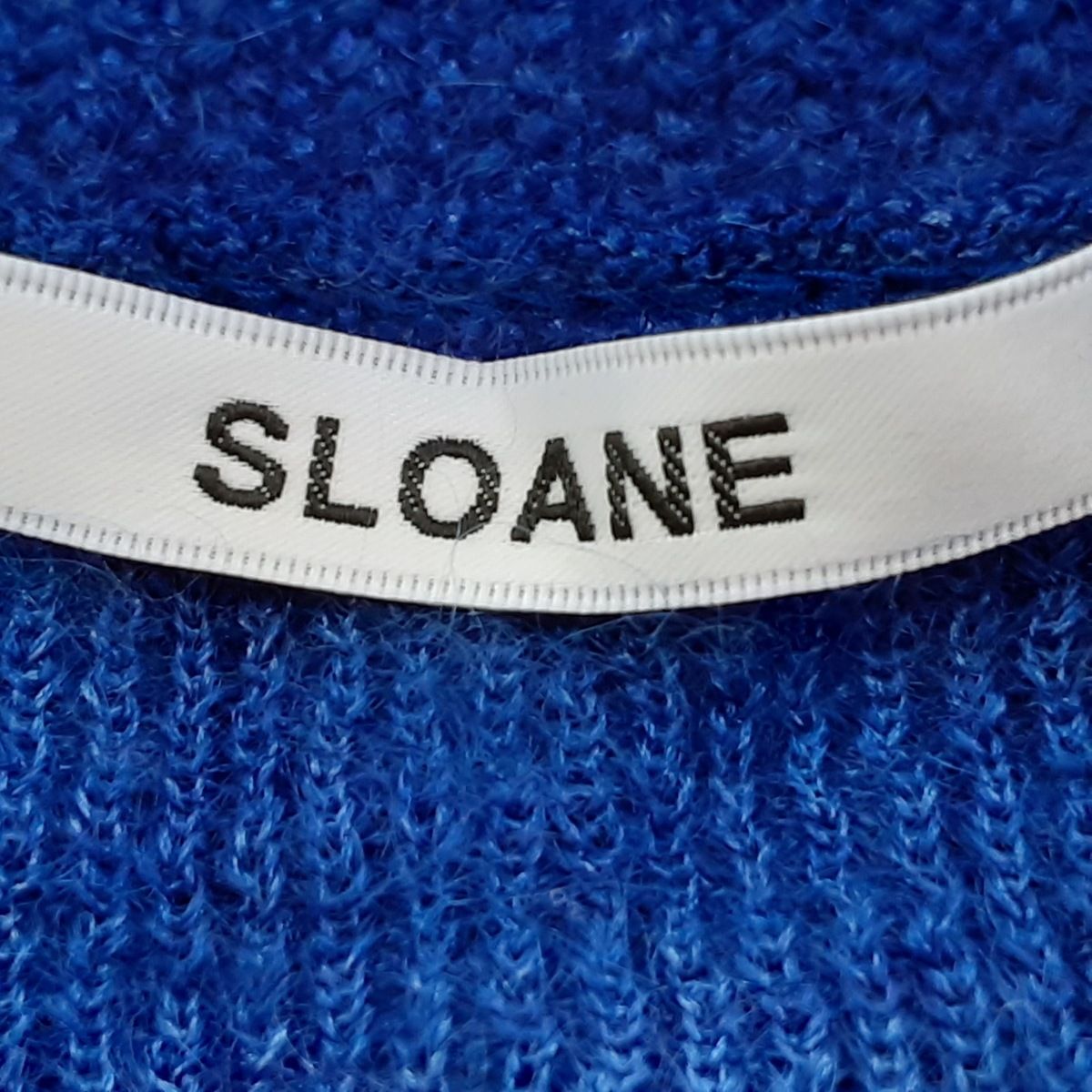 SLOANE(スローン) 長袖セーター サイズ3 L レディース美品 - コバルトブルー クルーネック