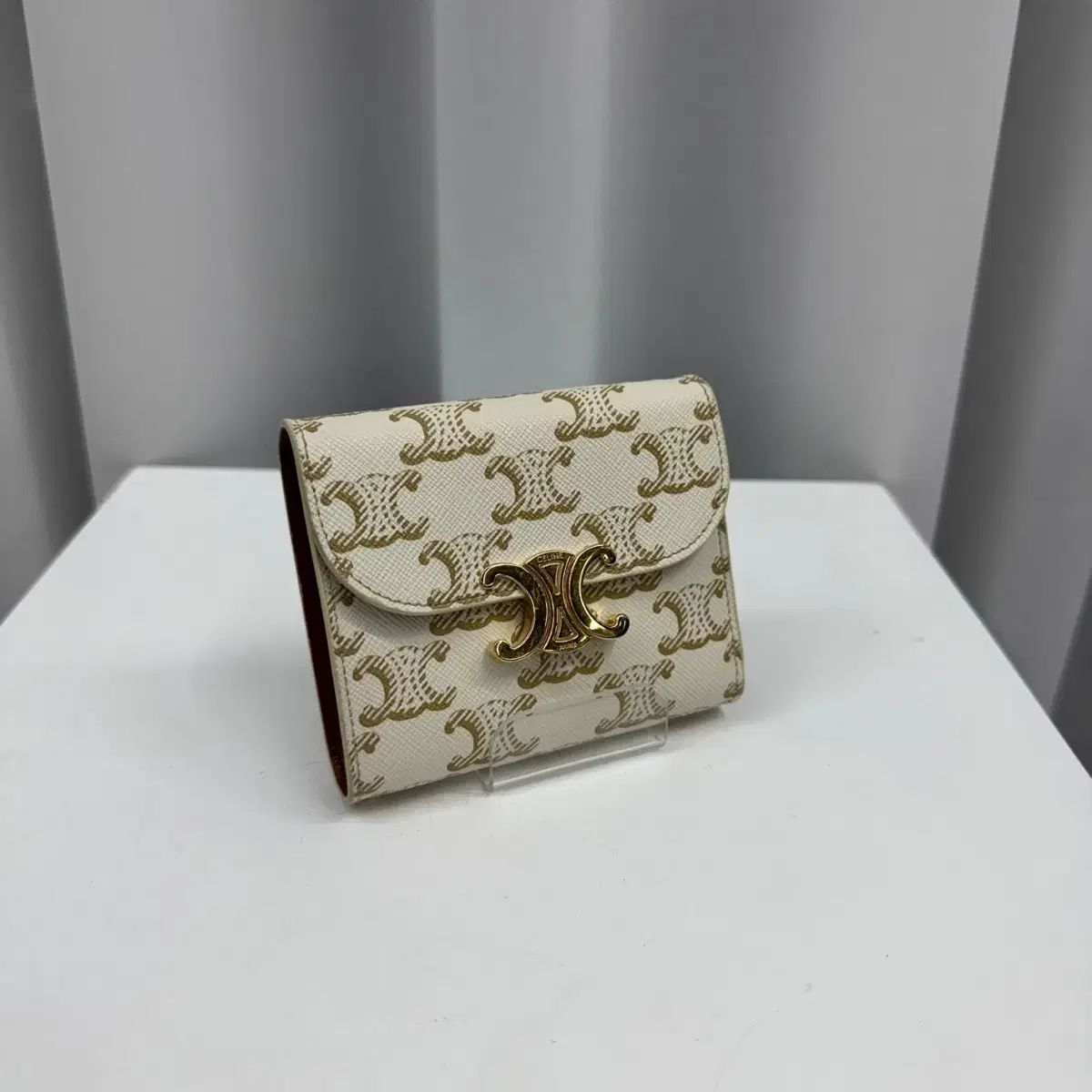 ■CELINE■トリオンフキャンバス 二つ折り財布 CELINE 【極美品】セリーヌ Celine トリオンフ キャンバス