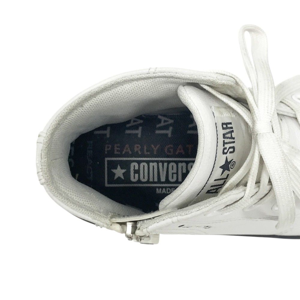 PEARLY GATES パーリーゲイツ ×CONVERSE 33500250 ハイカット ゴルフシューズ  ホワイト系 24.0 [240101454512] ゴルフウェア レディース ストスト パーリーゲイツ×コンバース ハイカットゴルフシューズ 白