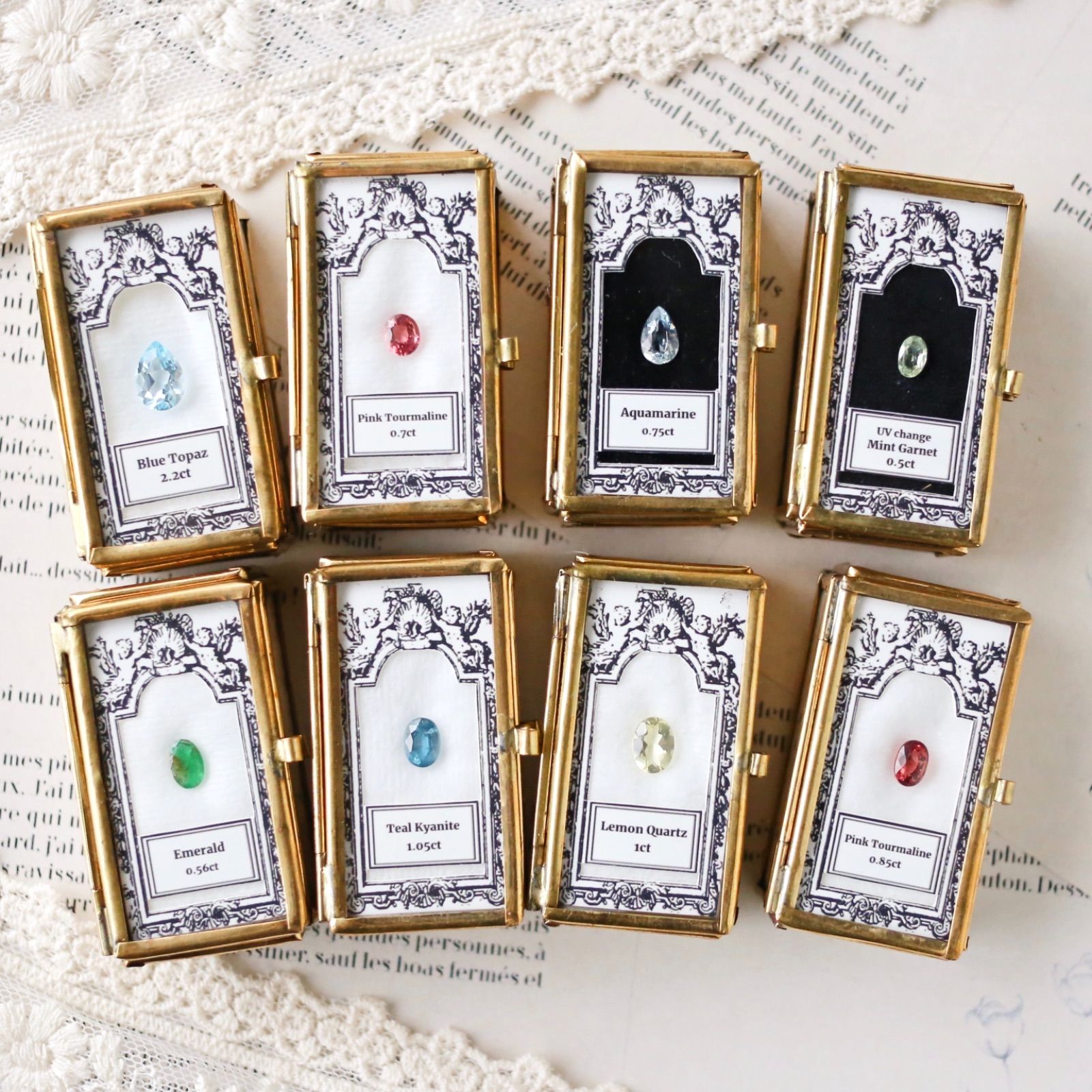 5個セット お任せルース付き 飾れるルースケース オーダーメイド