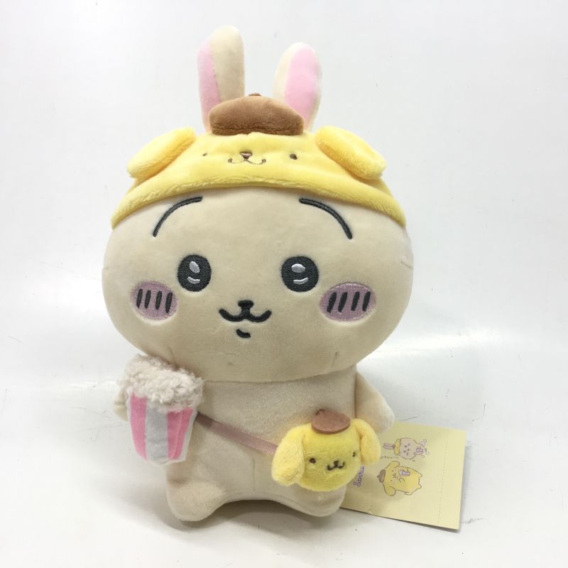 ちいかわ サンリオ うさぎ ポムポムプリン ぬいぐるみ マスコット ① Amazon.co.jp: サンリオ(SANRIO) ちいかわ ぬいぐるみ（うさぎ