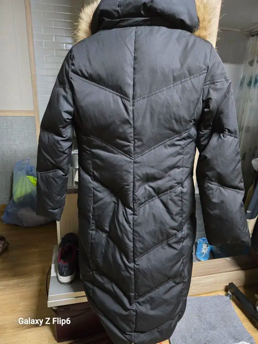 ELLEロングダウンアウター フード ファー