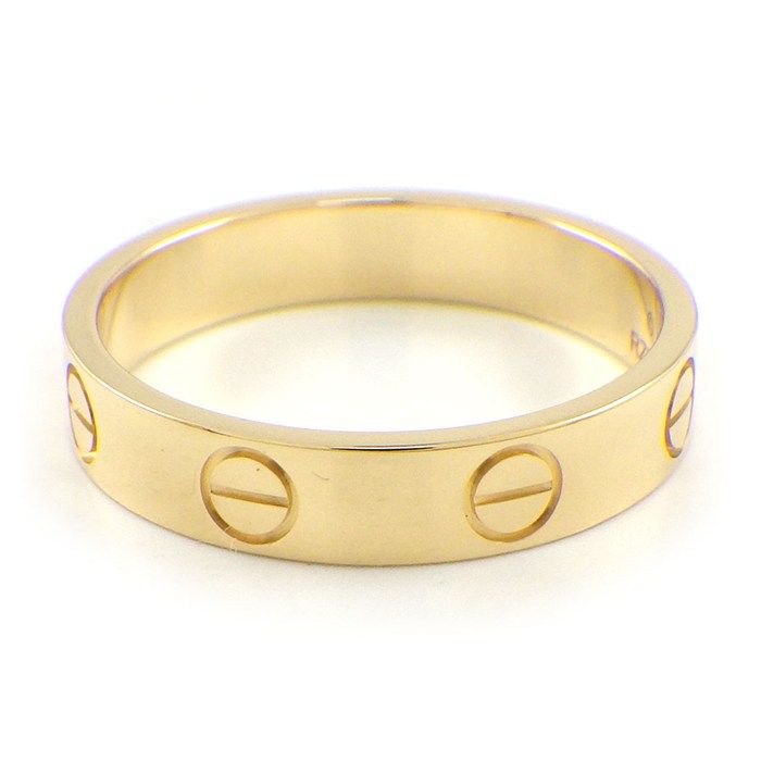 カルティエ Cartier リング ラブ スモールモデル SM B4085051 K18YG 11  